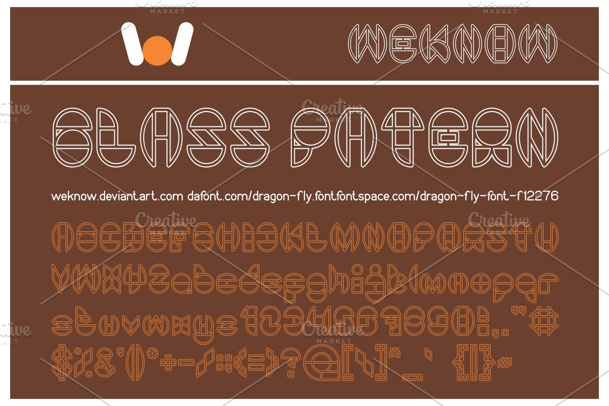 dragon fly font preview 2