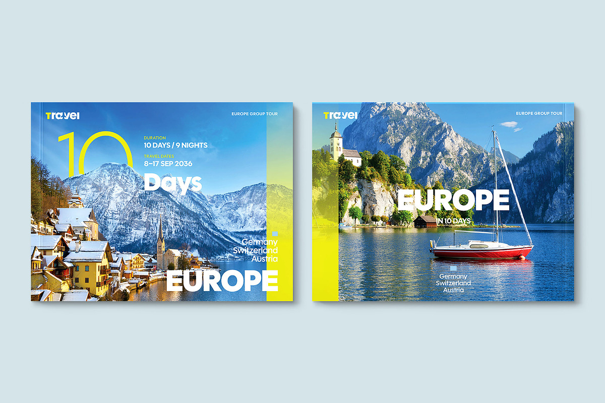 Landscape Travel Itinerary Brochure, a Brochure Template by BrandPacks (Photo 2 of 5)
