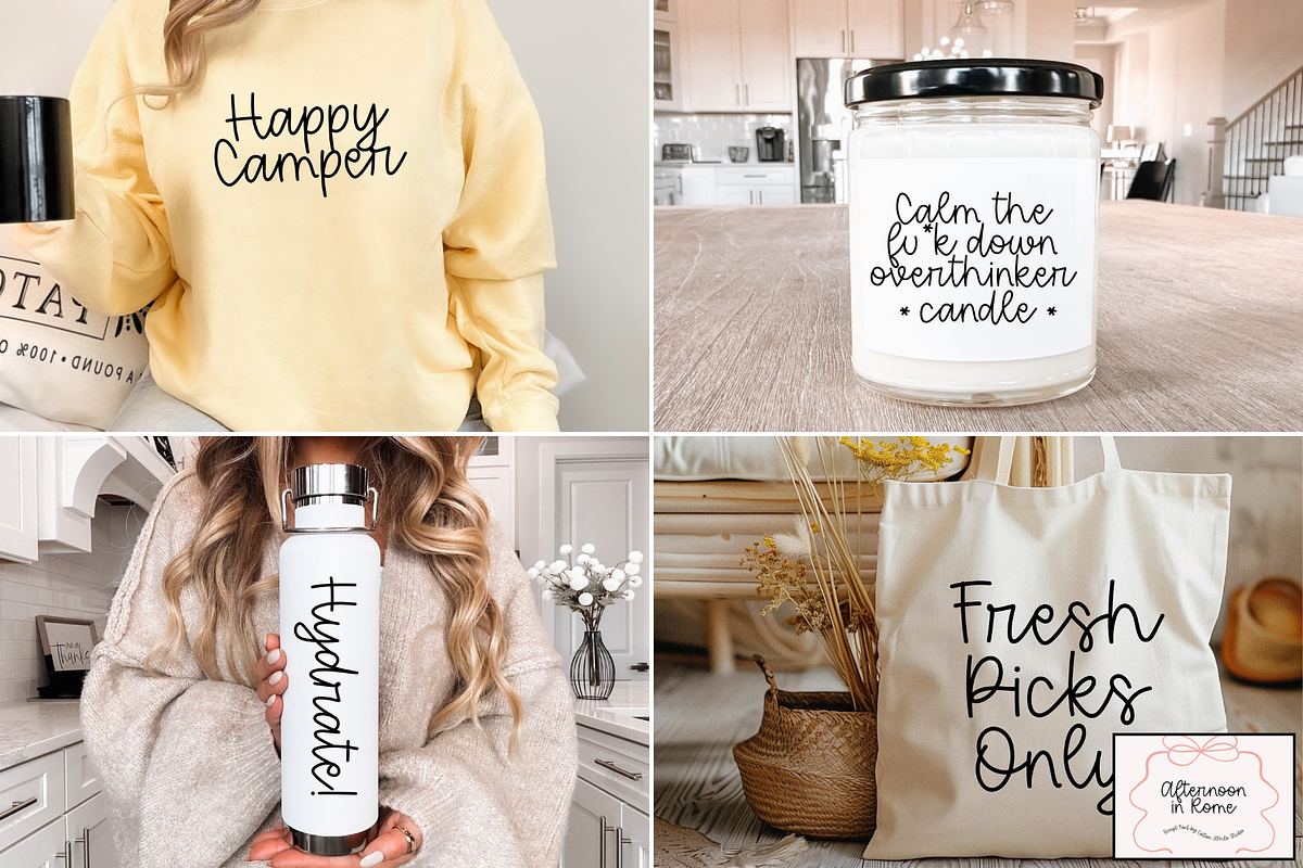 Cute & Cursive Font Bundle 3, a Script Font by Sofia Skoog (Photo 9 of 10)