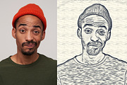 Line Art Oil Painting Effect, an Action Add-On by DesignCave (Thumbnail 5 of 5)