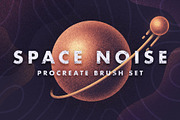 Space Noise - Procreate Brush Set, a Brush Add-On by Limitless (Thumbnail 1 of 7)