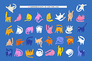Cats & Spaces | 100% hand drawn, an Animal Illustration by Olia (Thumbnail 3 of 12)