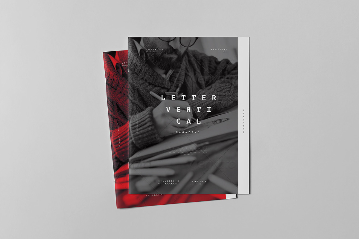 US Letter Brochure Mock-up 3, a Books & Magazine Mockup by Yogurt86 (Photo 2 of 13)