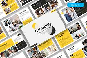 Creating – Business Keynote Template, a Presentation Template by kreatifreya