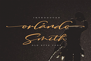 Orlando Smith, a Script Font by Meutuwah (Thumbnail 1 of 6)