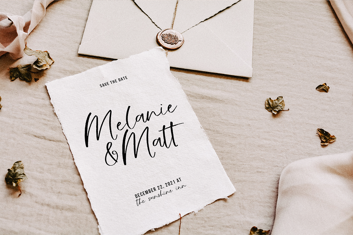 Melbourne | Handwritten Script Font preview 3