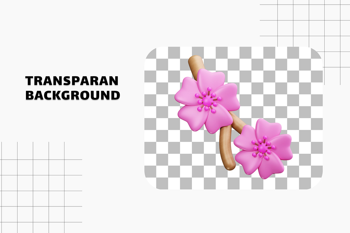 Flower 3D Icons, a Plants & Tree 3D Model by HacaStudio (Photo 2 of 3)