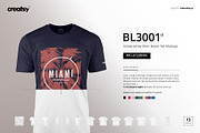 Bella Canvas 3001 Mockup Set (men), a Shirt Mockup by creatsy5 (Thumbnail 1 of 5)