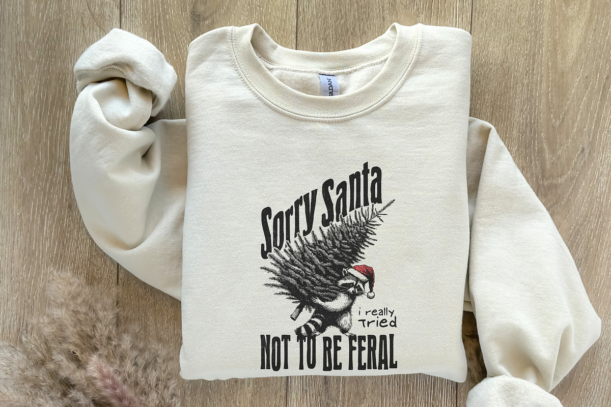 Sorry Santa, Feral Raccoon PNG, an Illustration by SharpMarketplace (Photo 8 of 9)
