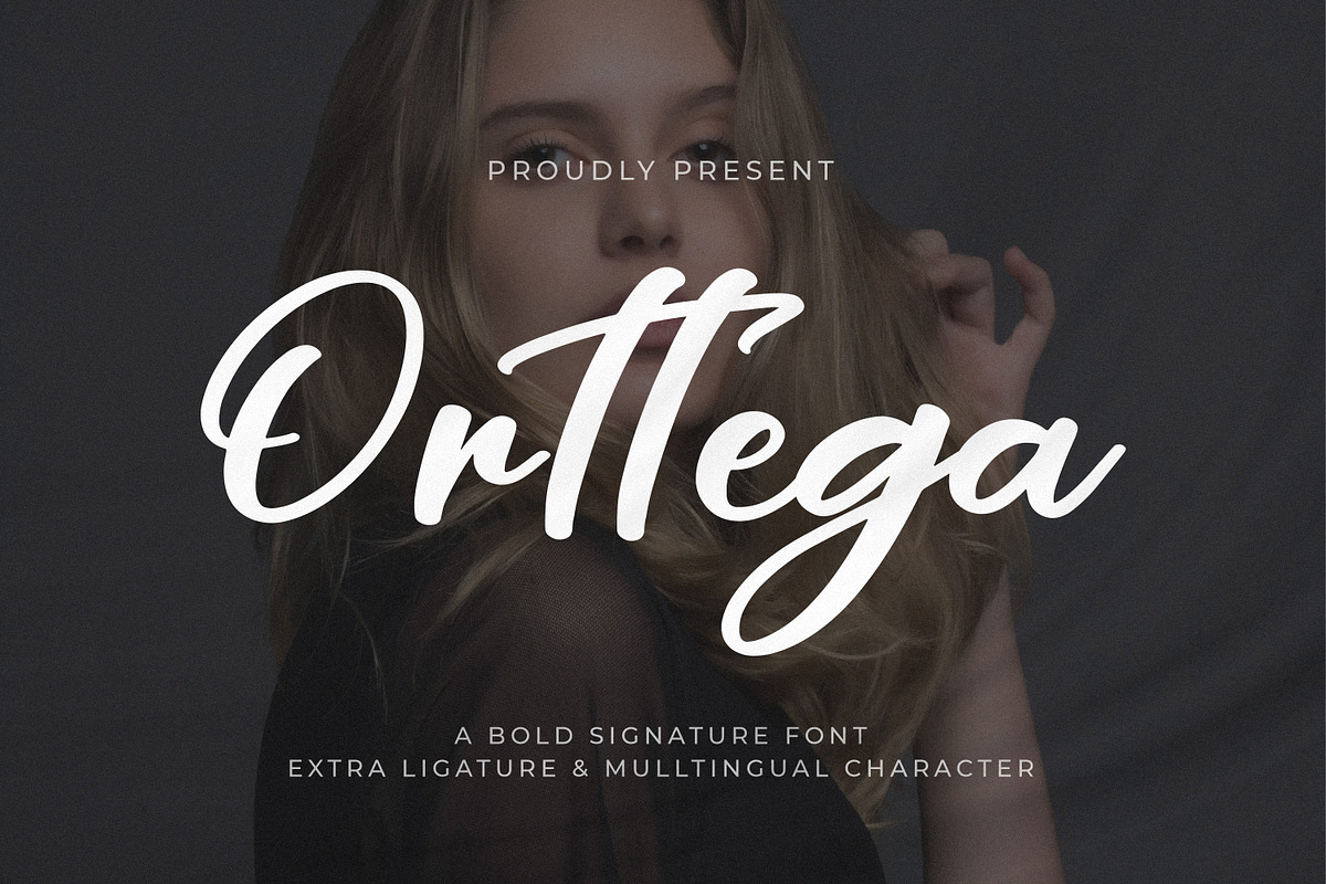Orttega, a Script Font by Goresan Studio (Photo 1 of 15)