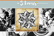 Hand drawn seamless pattern, a Pattern Graphic by Allween (Thumbnail 6 of 8)