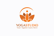 Yoga Studio Logo, a Branding & Logo Template by Shocky Design Studio (Thumbnail 2 of 8)