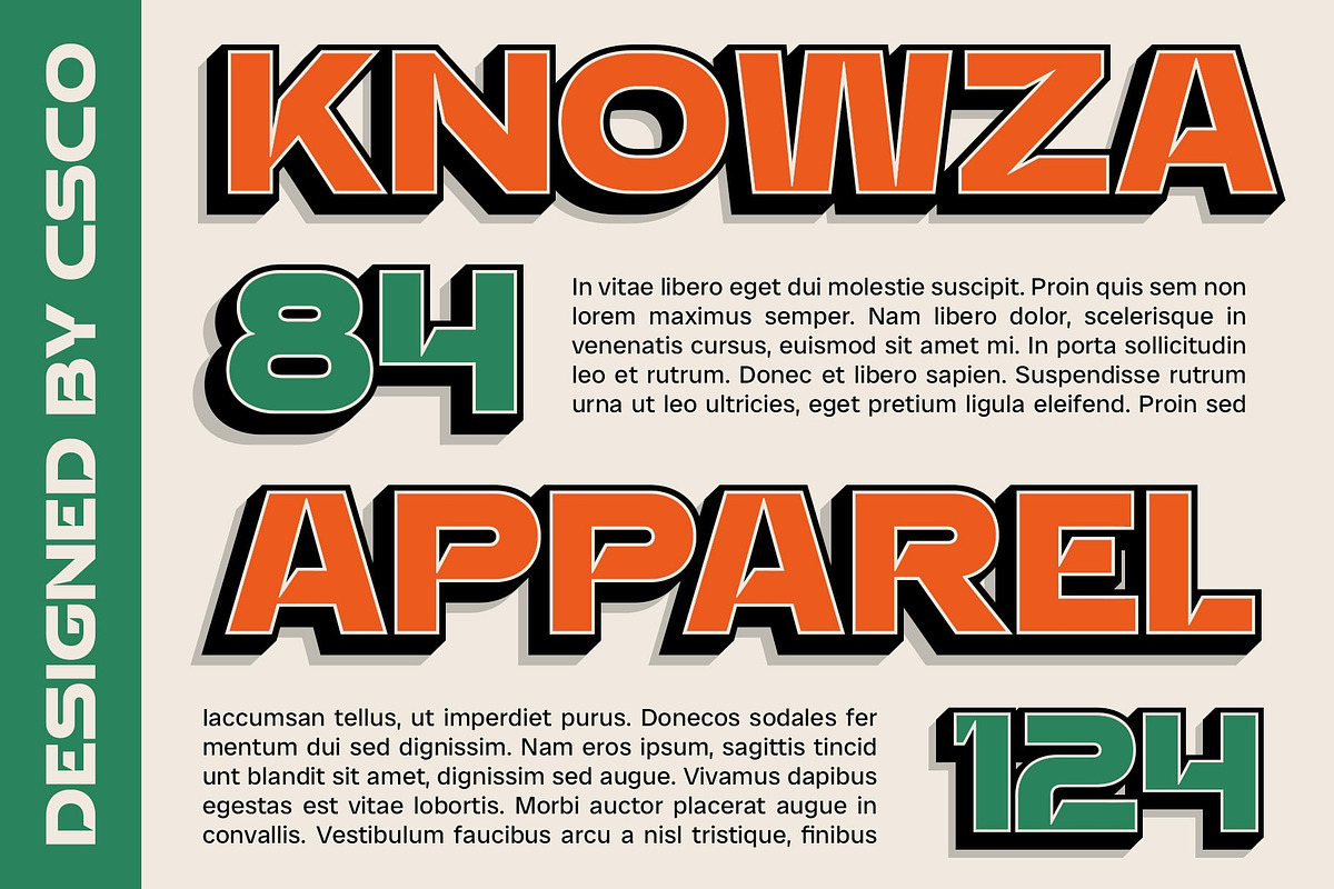 Aldercy 3D, a Sans Serif Font by Craft Supply Co. (Photo 4 of 8)
