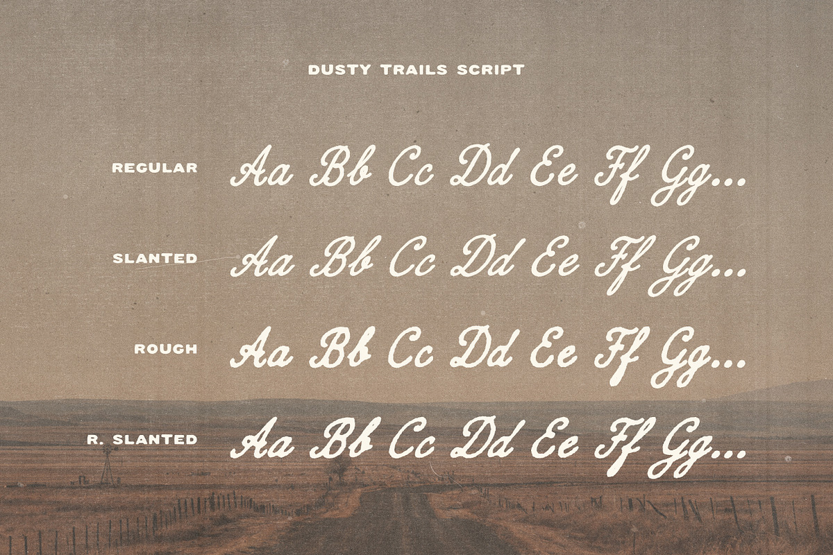 Dusty Trails, a Script Font by Davide Bassu (Photo 13 of 14)