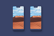 Pixel 3XL - 21 Clay Mockups - PSD, an iPhone Mockup by Asylab (Thumbnail 11 of 73)