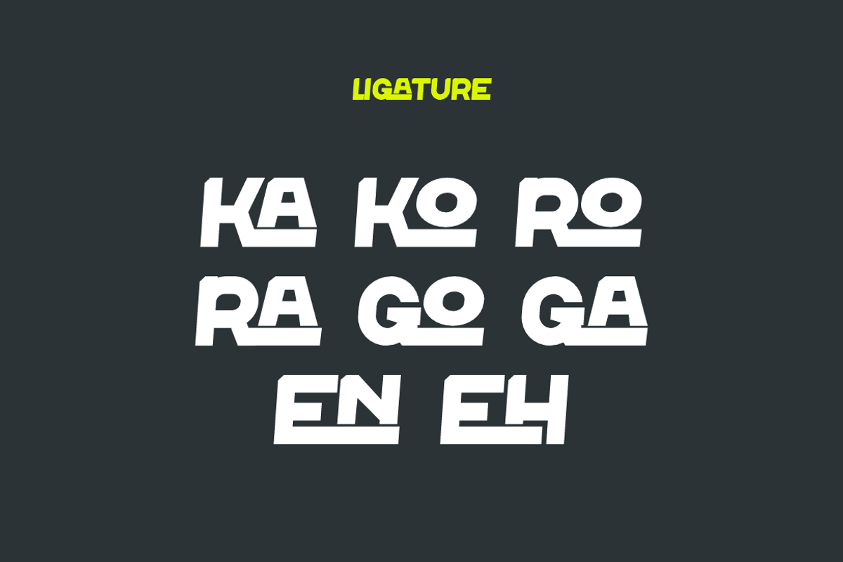 Girend - Condensed Font, a Sans Serif Font by Iqsiart Studio (Photo 5 of 7)
