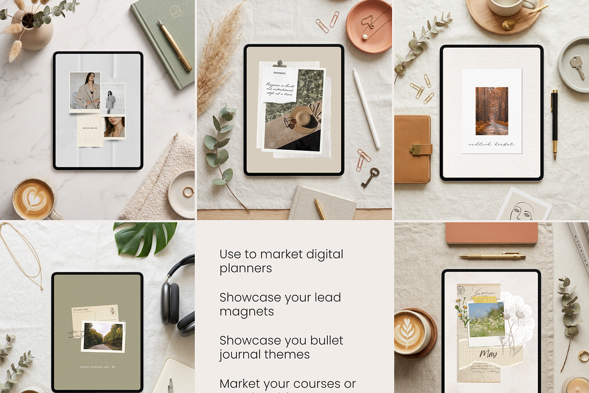 10 Canva iPad Mockups, an iPad Mockup by Asha Glenn Design Studio (Photo 9 of 9)