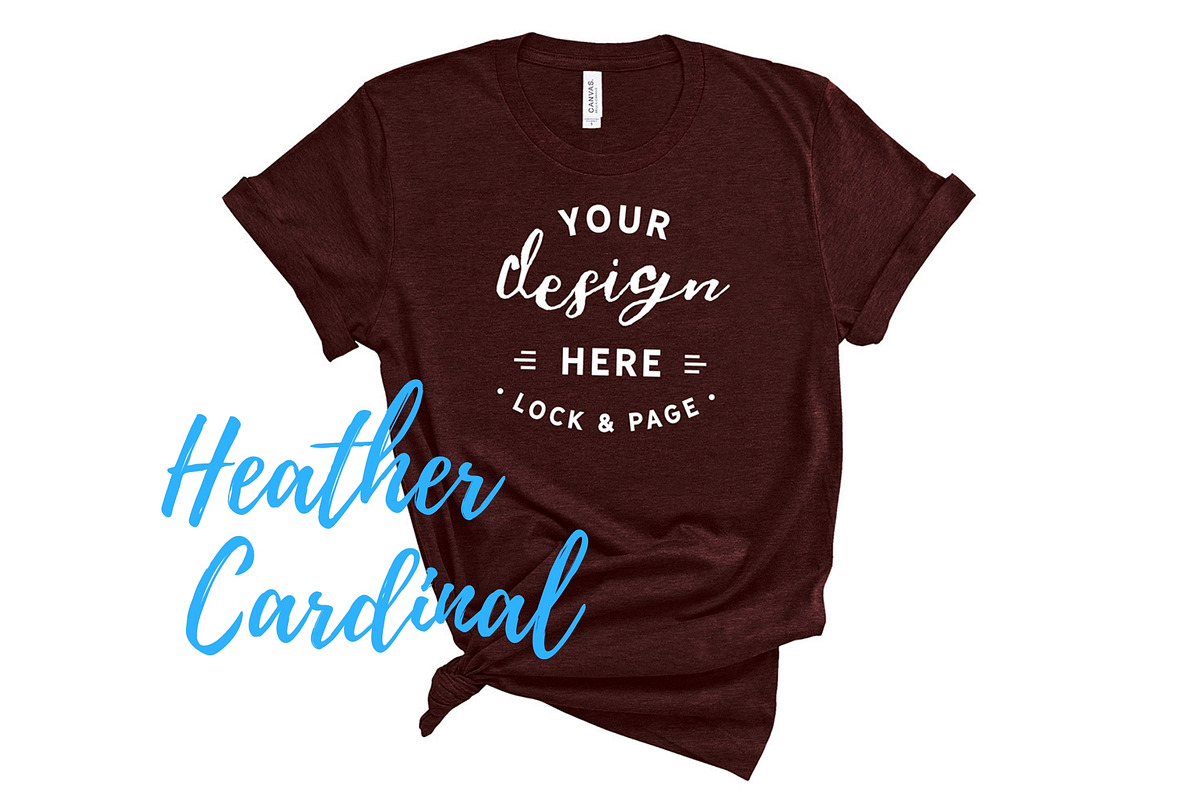 Bella Canvas TShirt Mockups On White, a Shirt Mockup by lock and page (Photo 27 of 92)