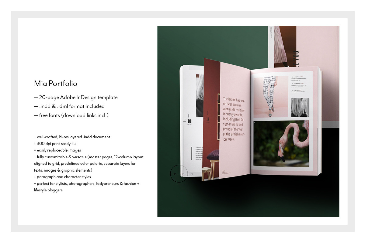 Portfolio & Catalog • Mïa, a Magazine Template by Nonola (Photo 2 of 8)
