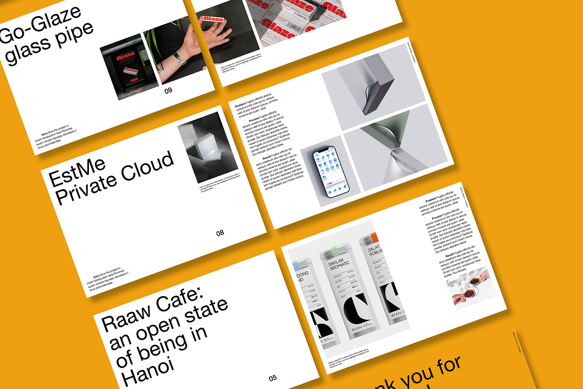 Modern Portfolio Template, a Presentation Template by Typefool's Shop (Photo 10 of 11)