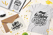 Happy Birthday hand lettering set, a Graphic by pa3x (Thumbnail 3 of 6)