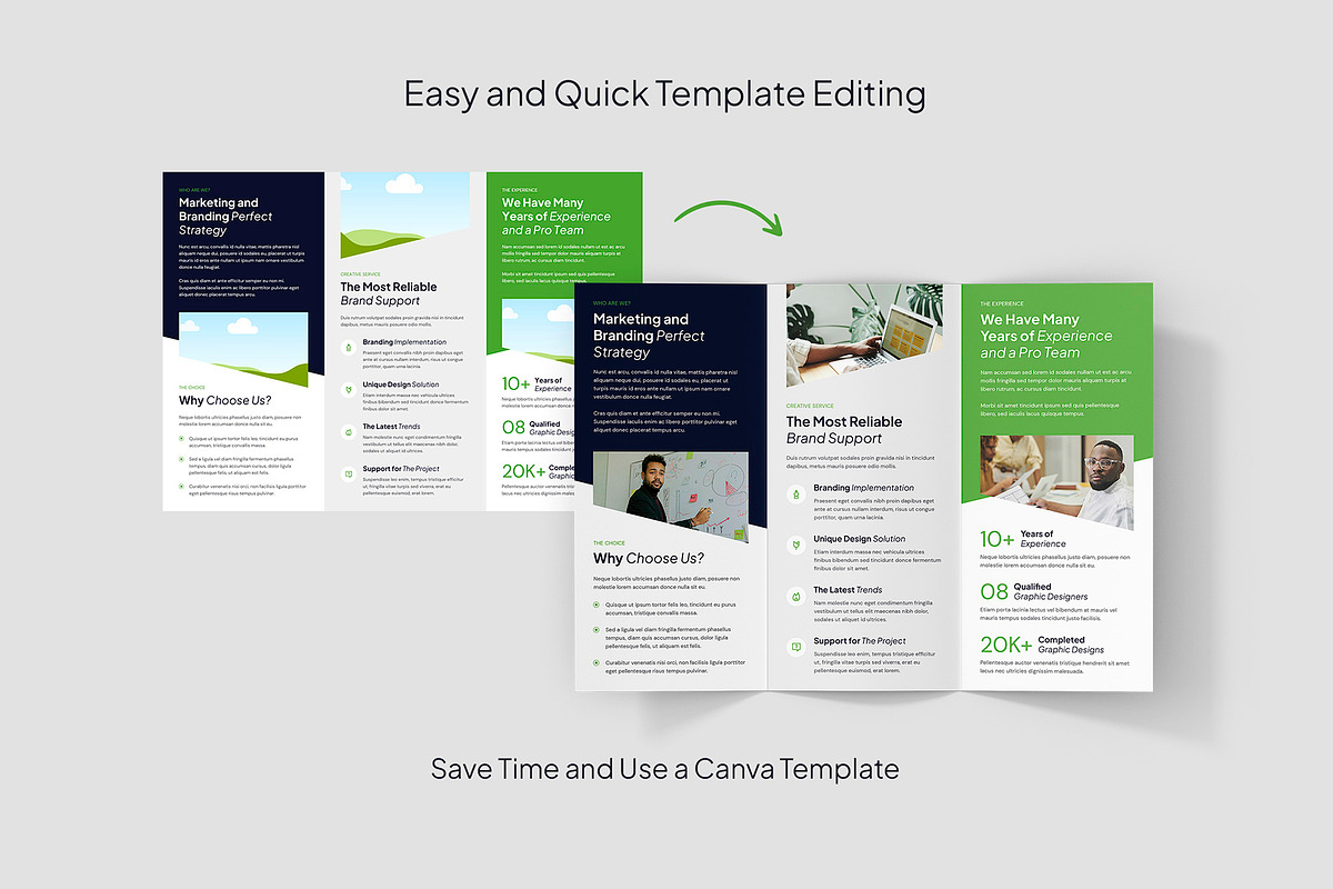 Web Studio Brochure Tri-Fold Design, a Brochure Template by artbart (Photo 9 of 9)