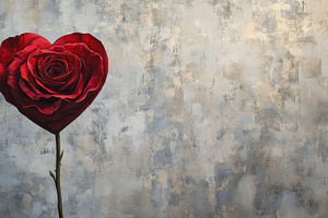 Textured heart-shaped rose, a Photo by Beautiful things