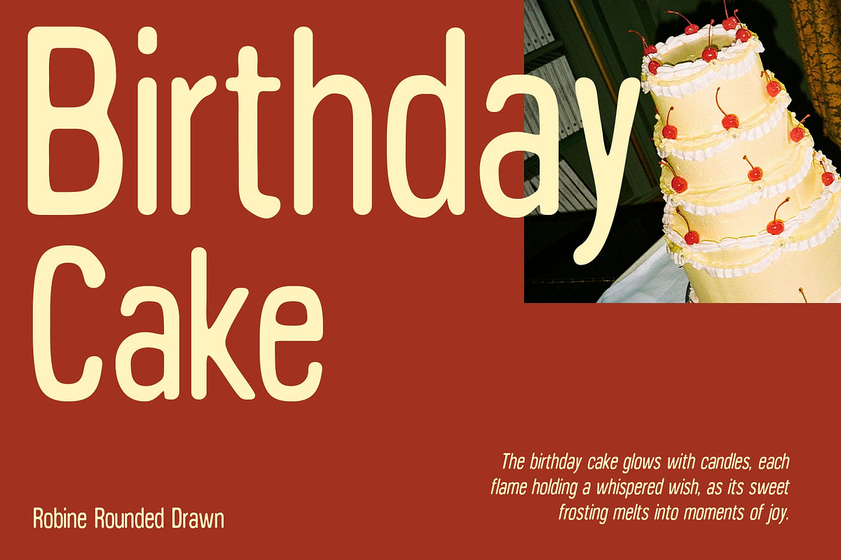 Robine Rounded Drawn, a Sans Serif Font by Craft Supply Co. (Photo 2 of 8)