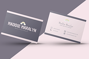 BUSINESS CARD Cute Pastel Colors Inf, a Business Card Template by The Little Lily Studio (Thumbnail 3 of 4)