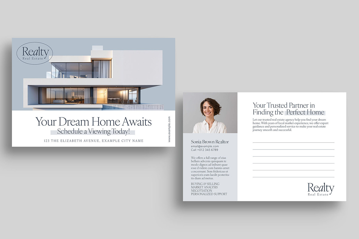 Real Estate Postcard Template, a Card Template by BrandPacks (Photo 5 of 5)