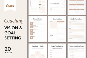 Coaching Vision & Goal Setting Canva
