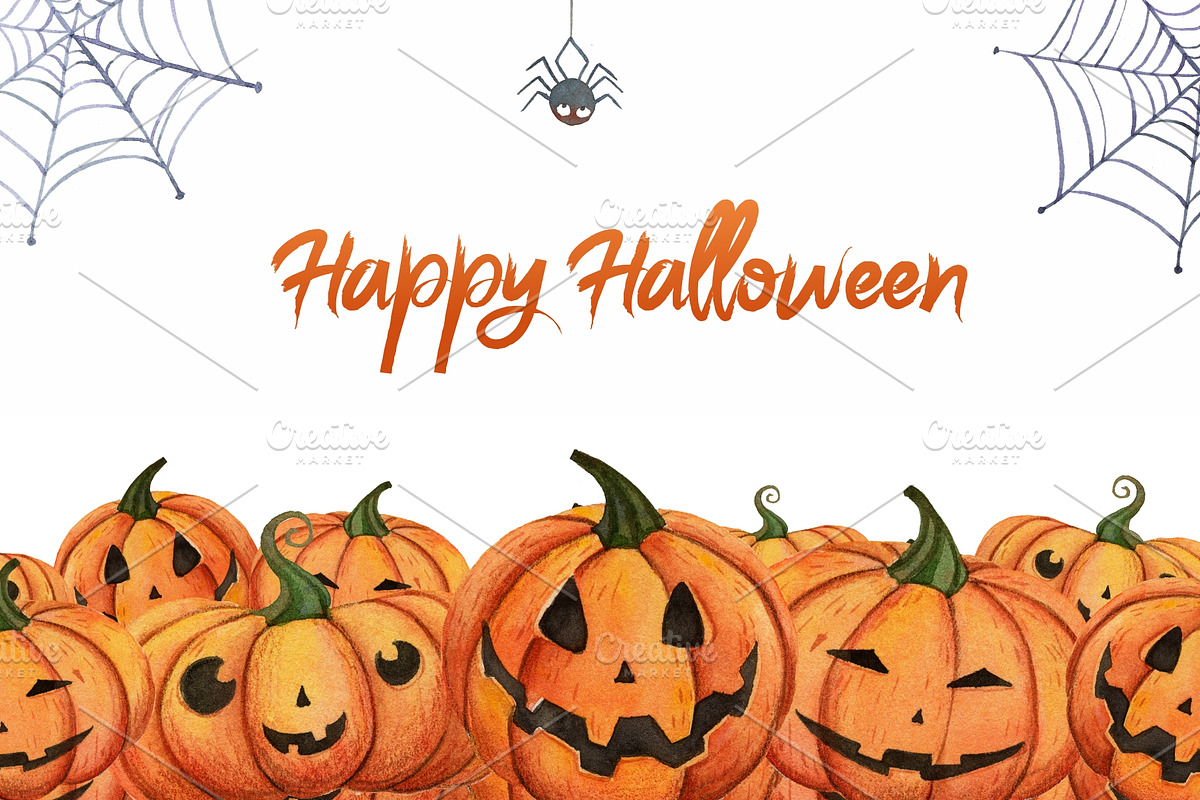 Watercolor Halloween, a Graphic by Kattarina Po (Photo 7 of 7)