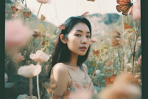 Butterfly Dreams Polaroid, a Person Photo by k.tay