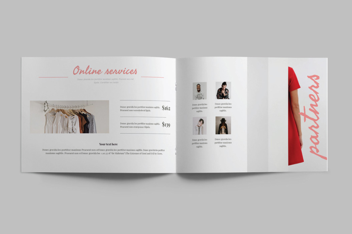 FASHION DESIGN - A5 Brochure, a Brochure Template by Shafura (Photo 8 of 15)