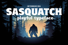 Sasquatch - Vintage Display Typeface