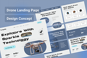 Drone Website Concept, an UI Kit Template by Sparkle Template Studio (Thumbnail 3 of 3)