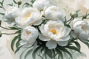 Floral Bouquet Botanical Illustratio, a Nature Photo by Stock Shape
