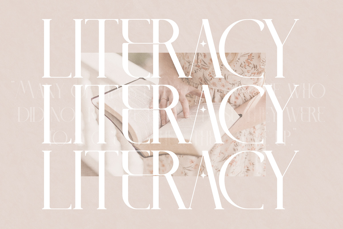 LITERACY Modern and Stylish Serif, a Serif Font by Storytype Studio (Photo 5 of 15)