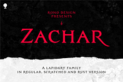 Zachar, a Serif Font by Rosario Nocera (Thumbnail 1 of 12)