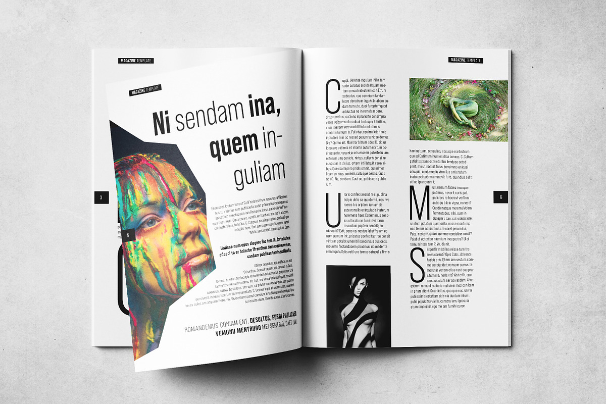 Creative Magazine Layout