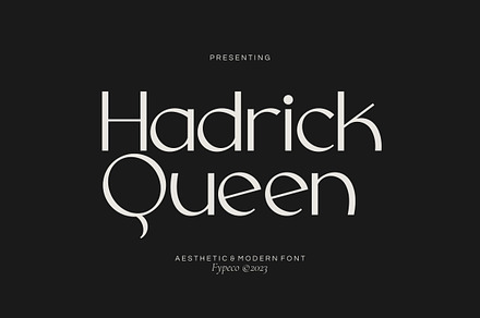 Hadrick Queen - Aesthetic Font