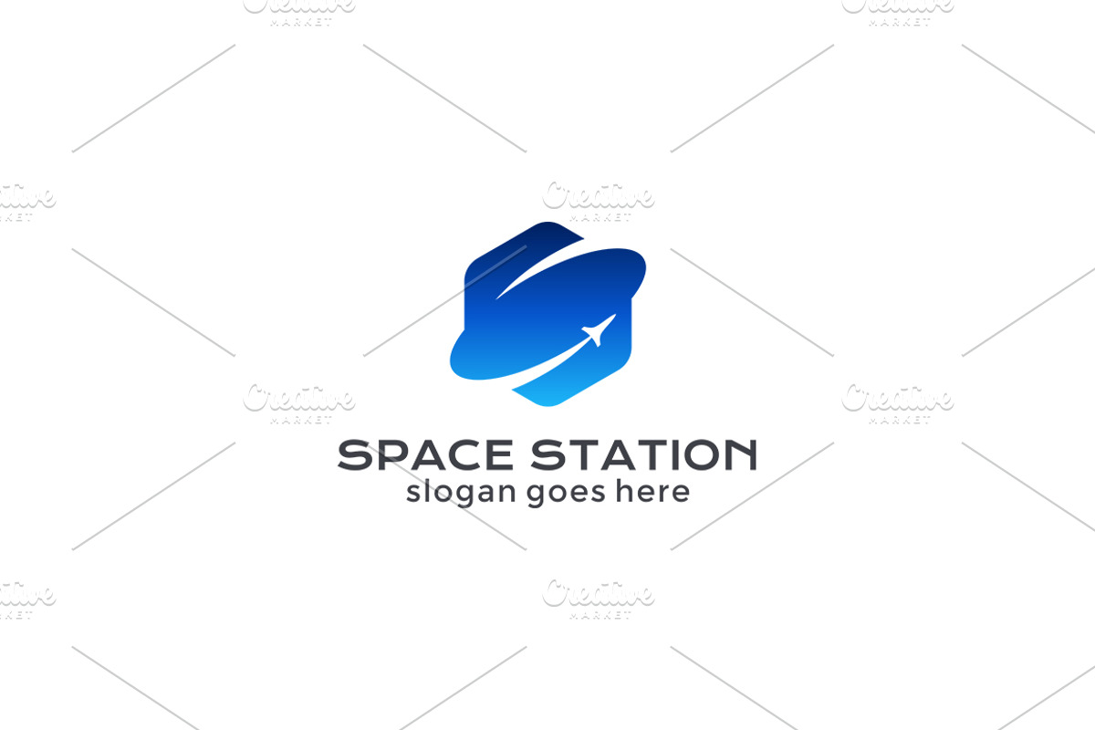 Rocket logo template, spaceship (6), a Branding & Logo Template by pne-design (Photo 1 of 3)