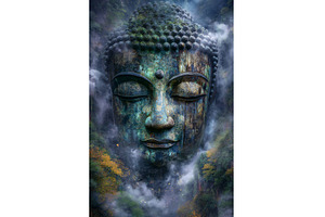 The Great Unification Buddha, Tongil, a Nature Photo by ZinetroN