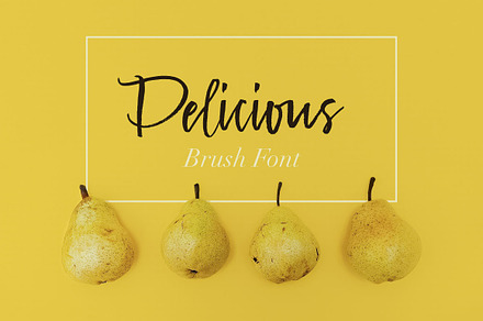 Delicious Brush Font
