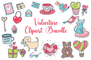Valentine Clipart Bundle