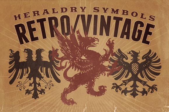 Vintage shapes - Heraldry Symbols preview 4