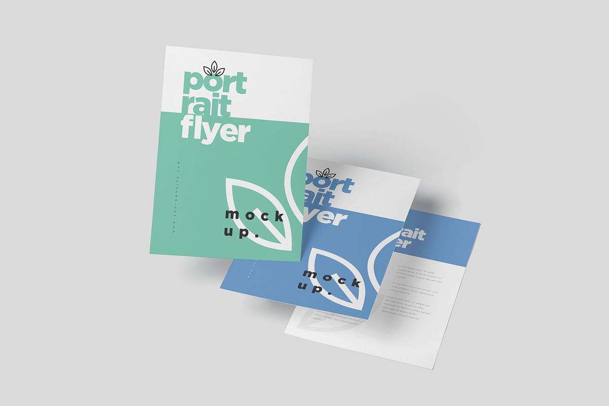 A5 Portrait Event Flyer Mockups, a Product Mockup by GfxFoundry (Photo 4 of 6)