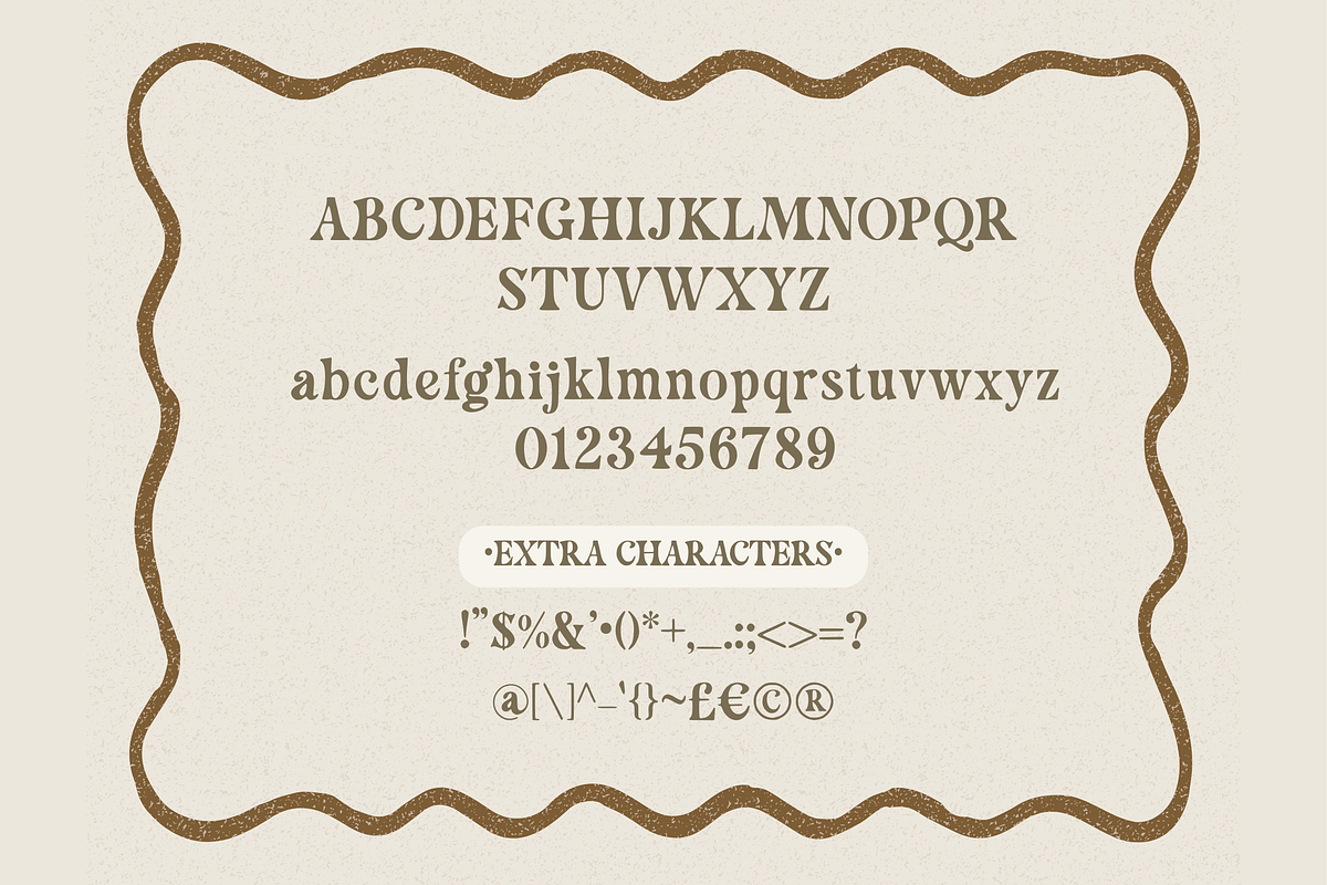 Retro Vintage Hand Drawn Font Font, a Serif Font by Summit Avenue (Photo 3 of 3)