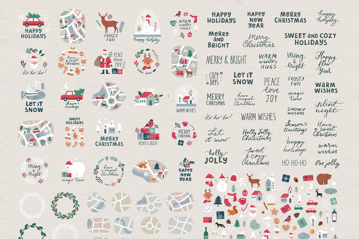 Merry Christmas Graphics, a Seasonal Illustration by mejorana (Photo 5 of 17)
