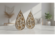 Flower Cut Earrings Pack, a Graphic by musafir_fashion (Thumbnail 5 of 11)
